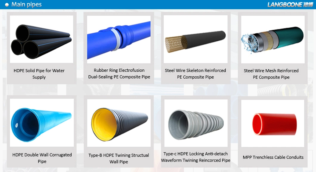 High Molecular Modified Polyethylene Mpp Cable Conduit Pipe for Buried Application