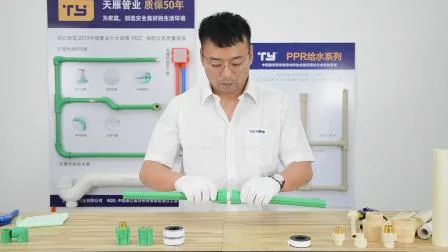 PPR Гидравлические фитинги для легких труб с полипропиленом марки Ty Производители пластика